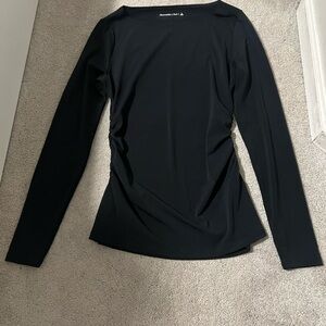 Women's Black Abercrombie Long Sleeve Top